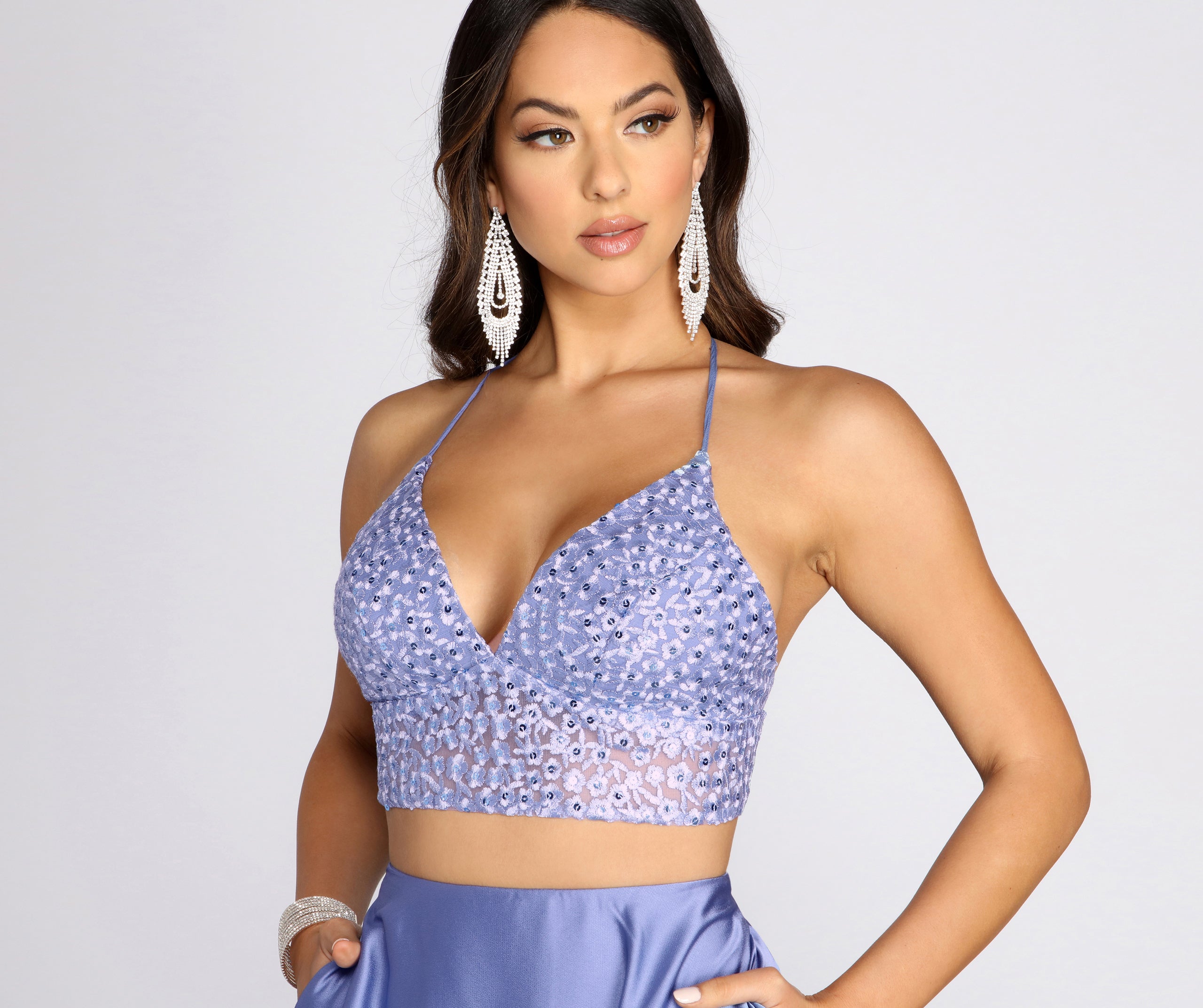 Alma Lace Two Piece Dress