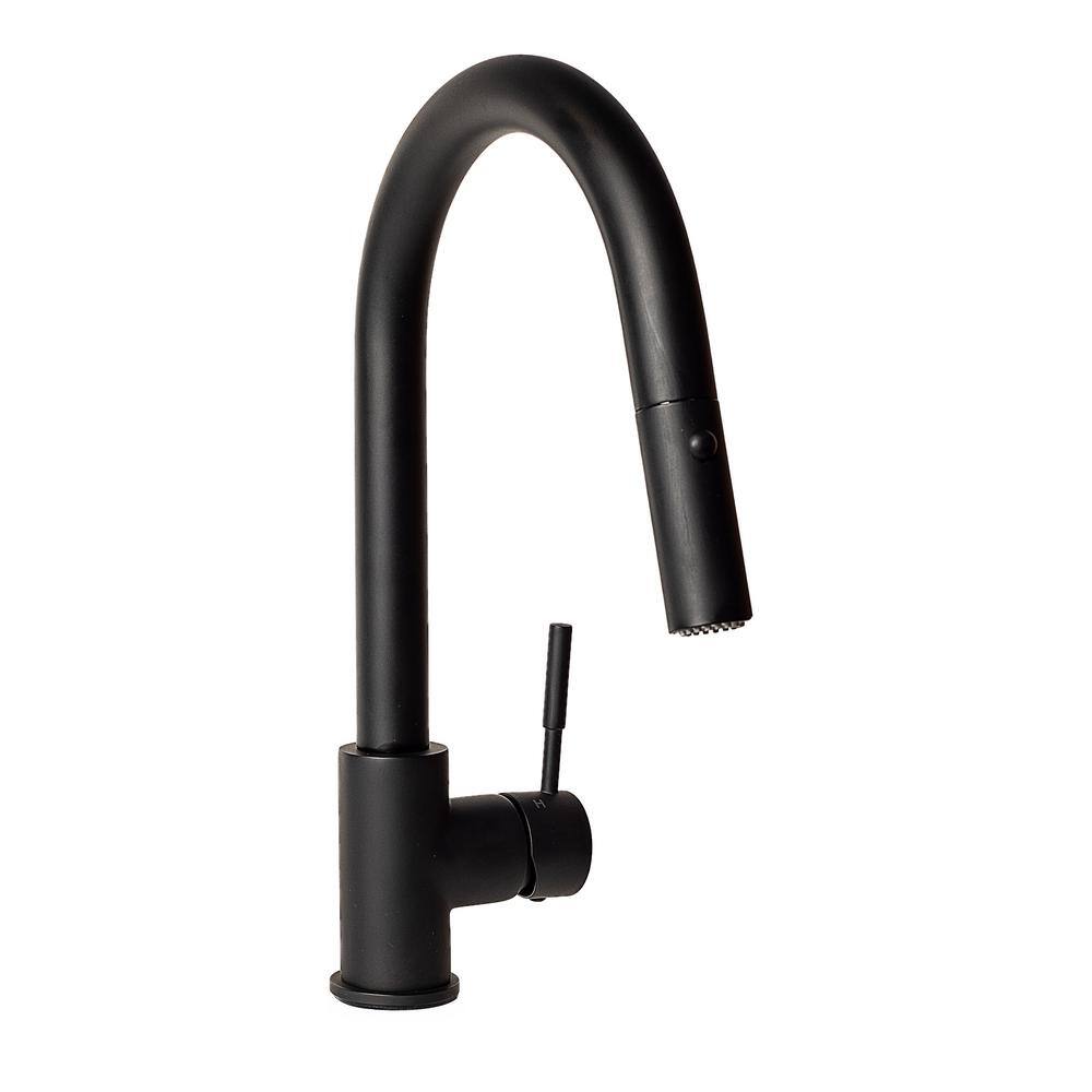 ZLINE Kitchen and Bath ZLINE Arthur Kitchen Faucet in Matte Black (ATH-KF-MB) ATH-KF-MB