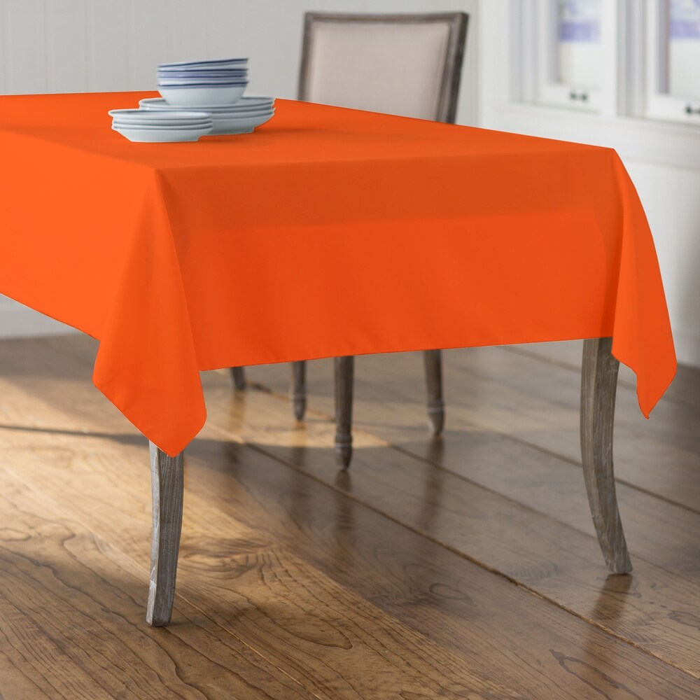 Polyester Poplin Rectangular Tablecloth 3 Sizes 41 Colors