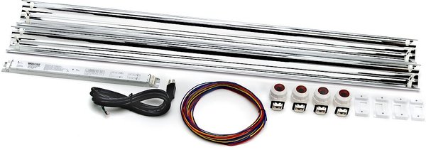 LET Lighting 2x80W Miro-4 T5 High-Output Retrofit Kit， 60-in