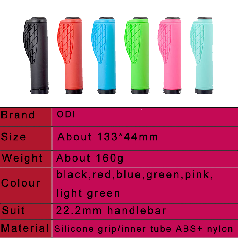 ODI MTB Handlebar Grips for 22.2mm Handlebar Grip Comfortable Mountain Bike Grip Cover Bar Plug Cycling Parts