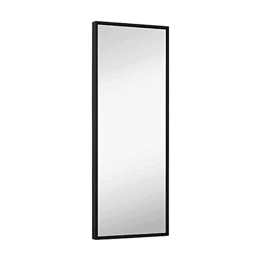 Clean Large Modern Wenge Frame Wall Mirror 18