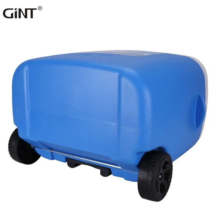 38L Camping Cooler Box Ice Retention Portable Cooler Big Capacity with Built in Bottle Opener Cup Hold