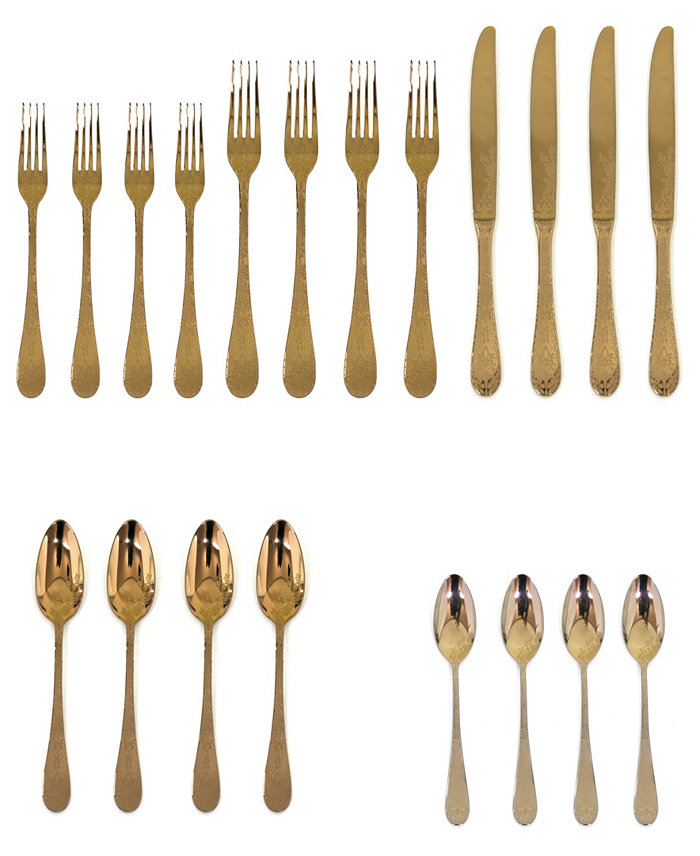 Mepra Coccodrillo Bronzo Flatware Set 20 Piece