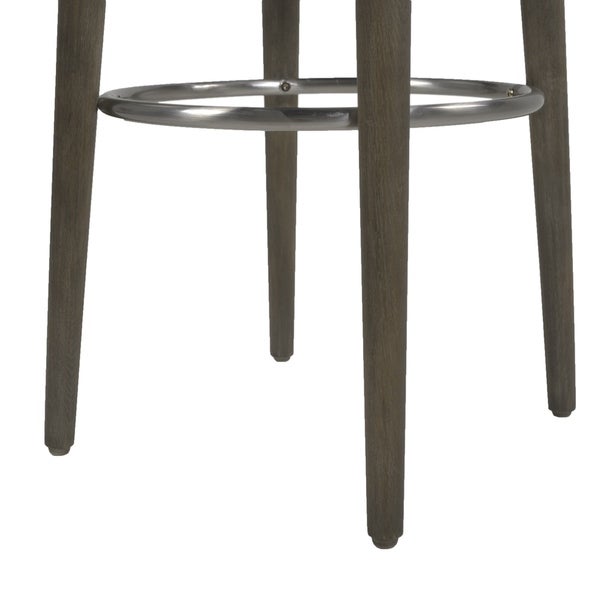 Carson Carrington Parsbol 30-inch Country Grey Backless Bar Stool