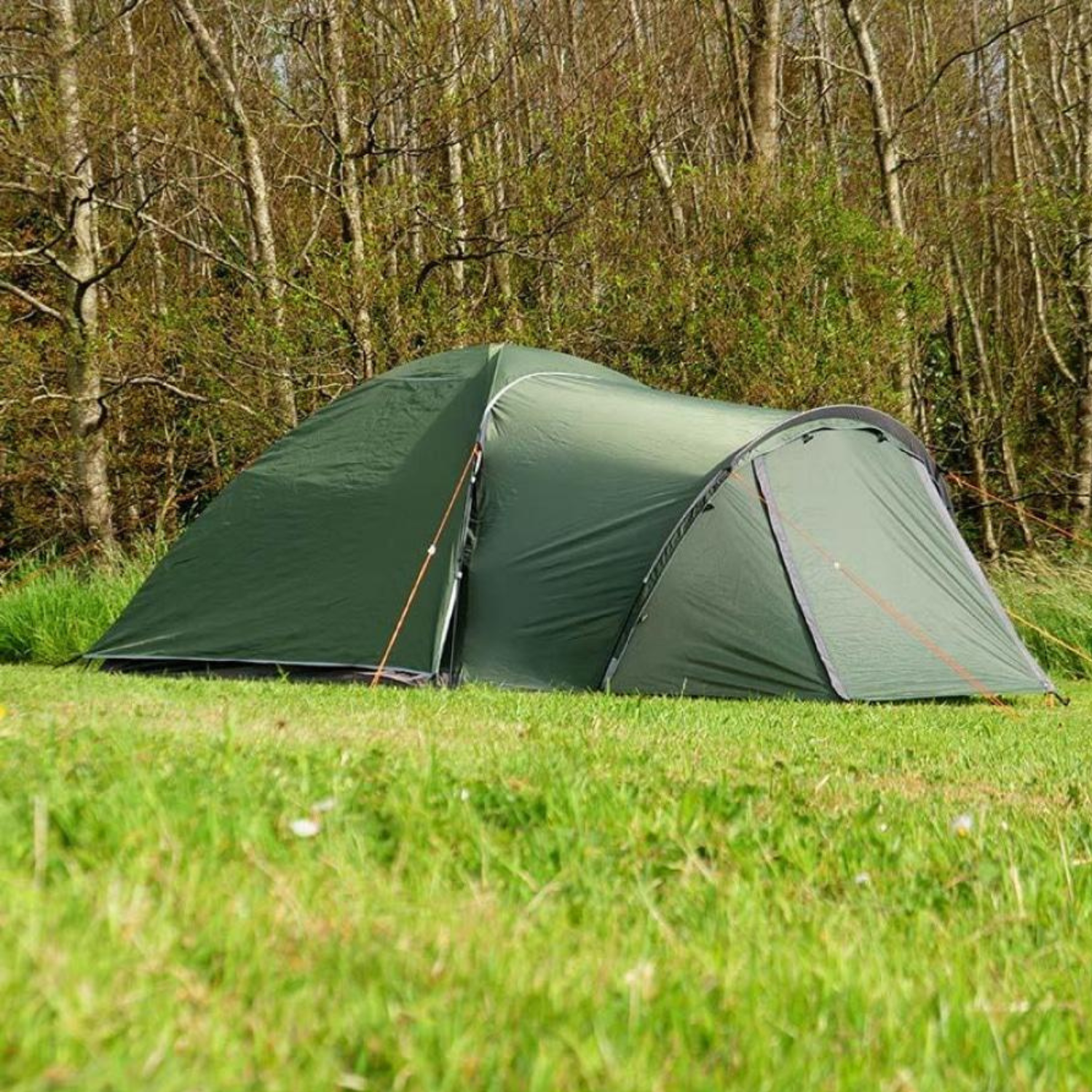 Crua Outdoors Reflective Flysheet for Duo Maxx 3-Person Tent， Portable， Double-Sided， Silver-Green