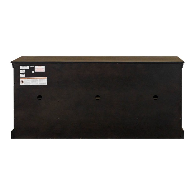 Tv Console For Tvs Up To 70 quot Dark Brown Martin Furniture