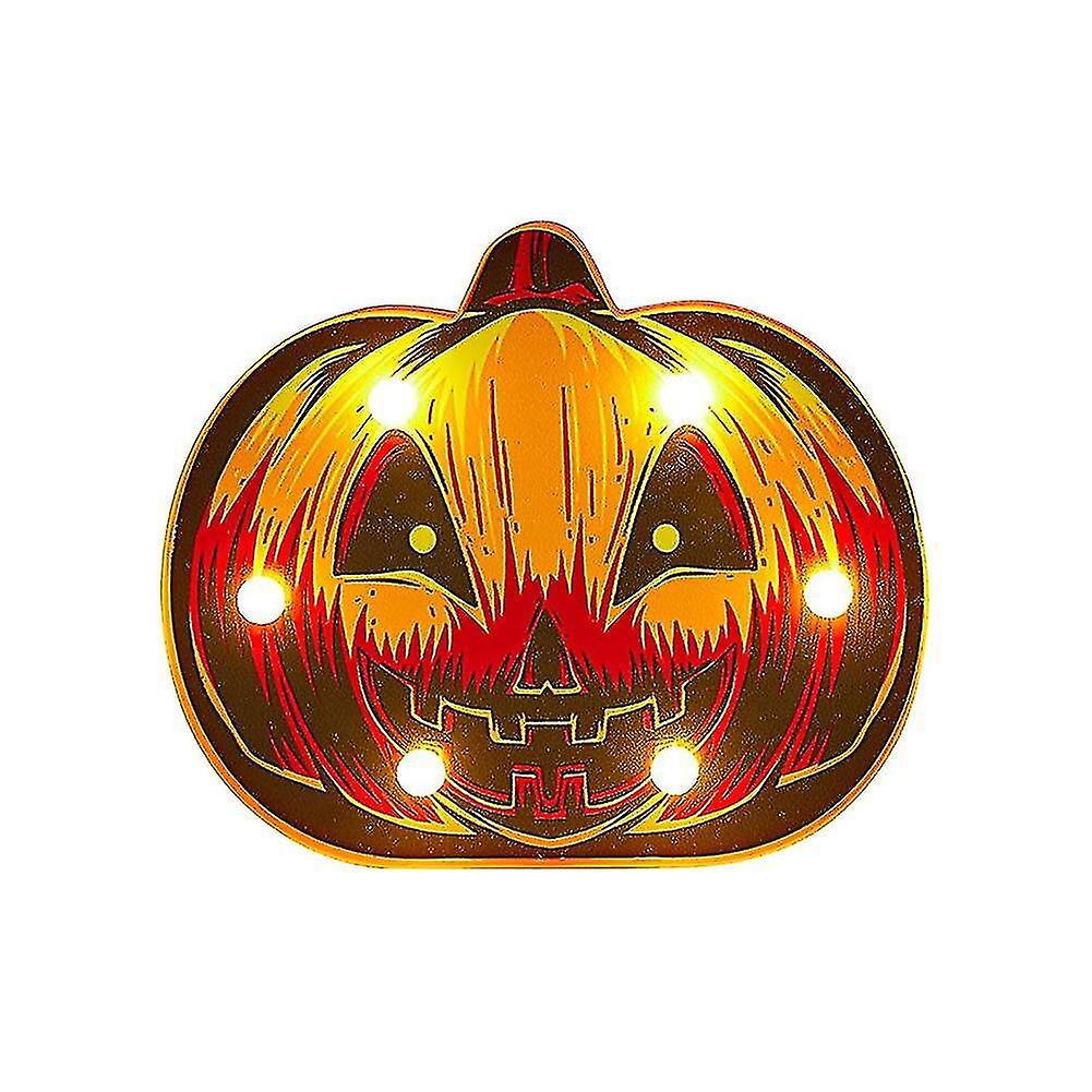 Led Pumpkin Night Light Desktop Decorative Lamp For Halloween Table Decor