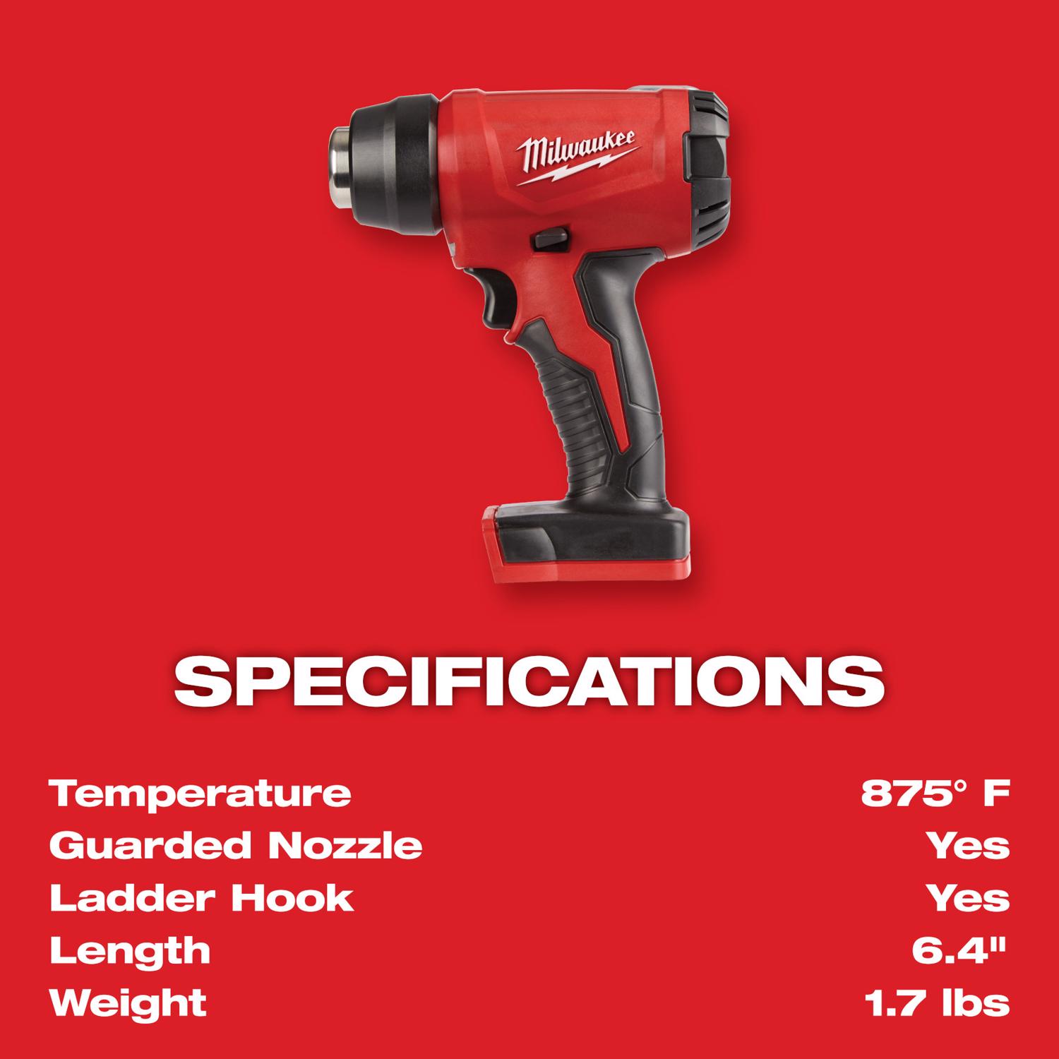 MW M18 18 V Compact Heat Gun