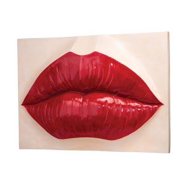 Design Toscano Pop Art Lips Wall Sculpture