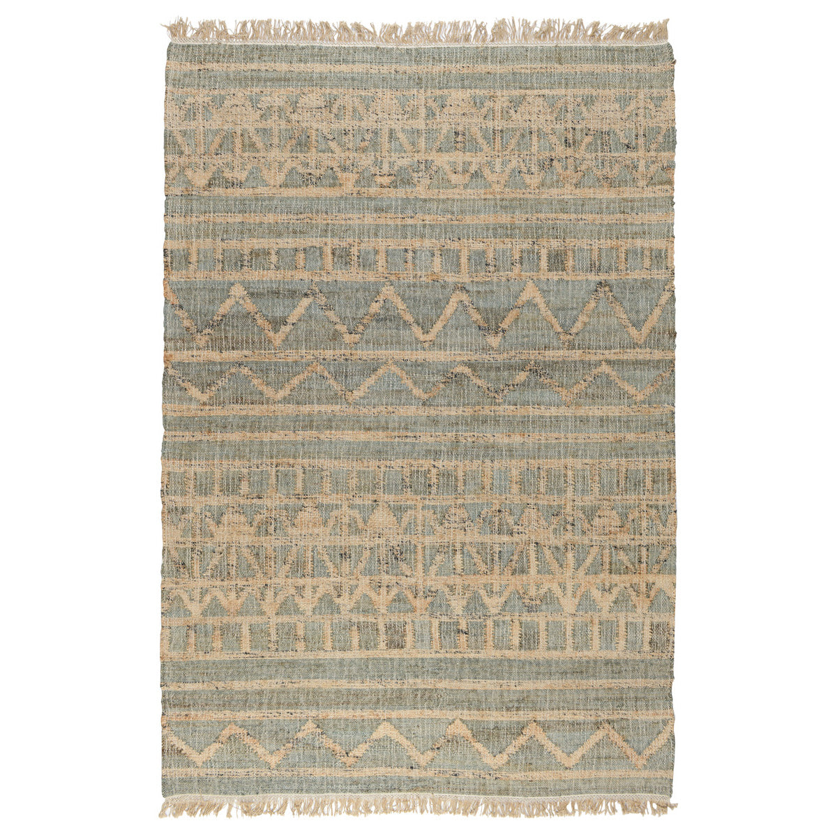 Kingston Distressed Rug in Ivory by BD Home