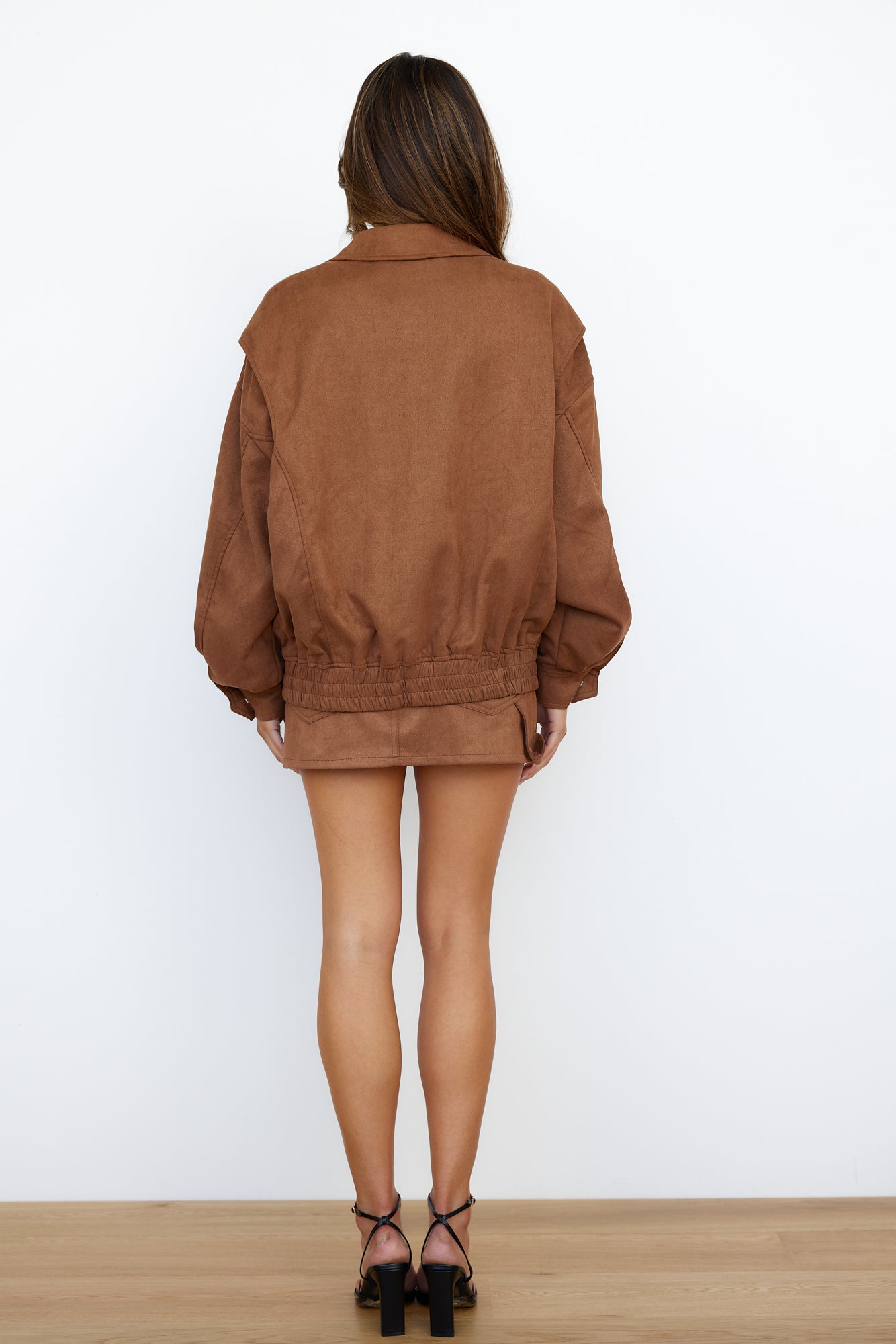 LIONESS Kenny Bomber Jacket Sepia Brown