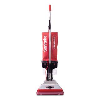 Sanitaire Tradition Upright Vacuum Cleaner with Dust Cup 7 Amp 12 in. Path RedSteel EURSC887E