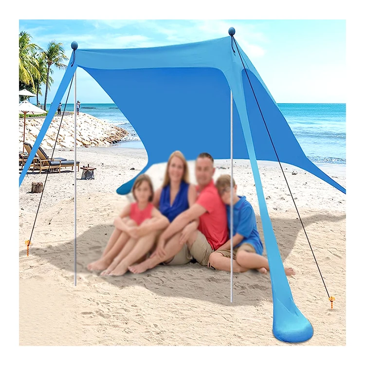 Stable outdoor camping beach tent 2 person sun protection/ waterproof beach tent beach shelter camping tent