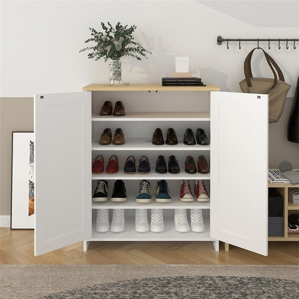 Morden 20 Pair Shoe Storage Cabinet - - 36298121