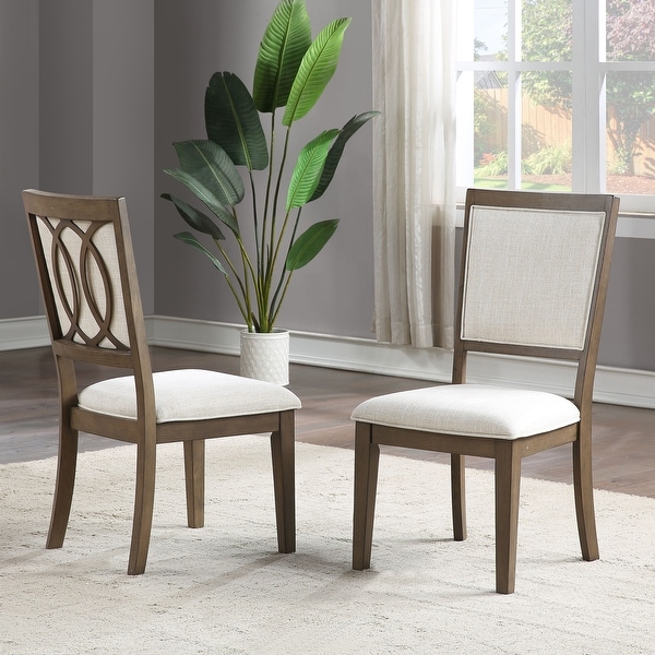 Gracewood Hollow Belhaven Upholstered Wood Side Chair - Set of 2