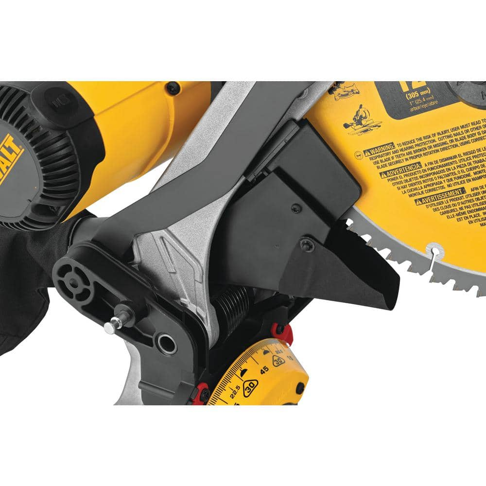 DEWALT 15 Amp Corded 12 in. Compound Double Bevel Miter Saw DWS716