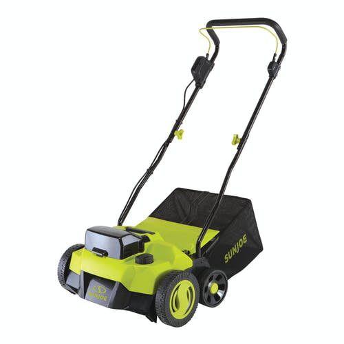 Sun Joe 24V-X2-DTS15-CT Scarifier and Dethatcher， Tool Only， 5-depth positions， 15-inch， Brushless Motor