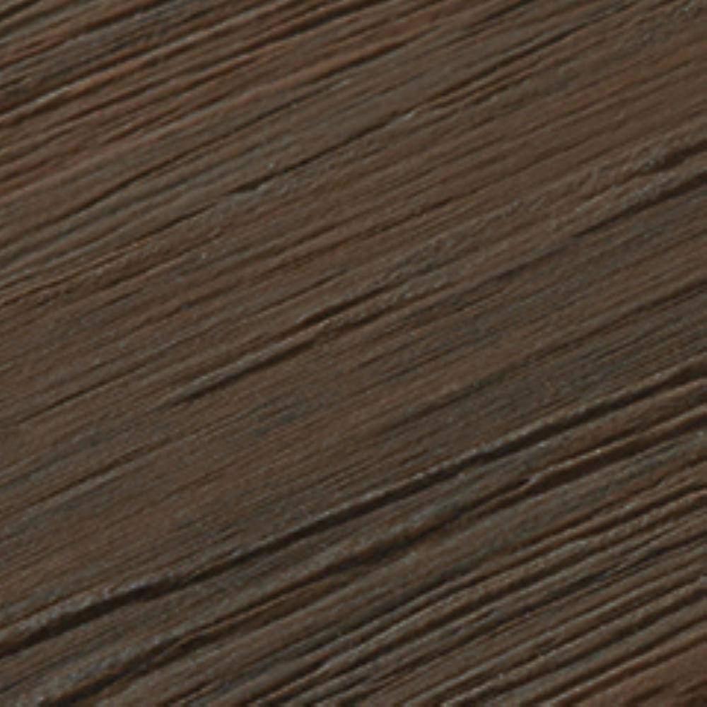 FORTRESS Infinity IS 5.35 in. x 6 in. Square Tiger Cove Brown Composite Deck Board Sample 194106201