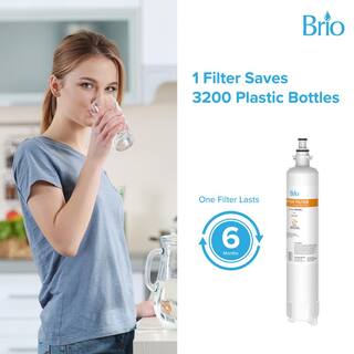 Brio 6019A Refrigerator Water Filter Replacement for GE RPWF RWF1063 RWF3600A WSG-4 DWF-36 R-3600 MPF15350 RF6019A1PK