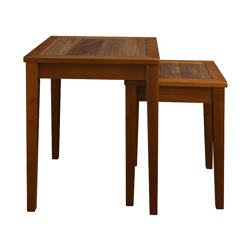 Casual Home Lincoln Nesting End Tables and Concealed Compartment