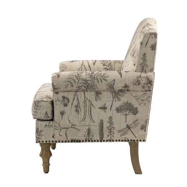 Yahweh Comfy Living Room Armchair with Panel Arms by HULALA HOME