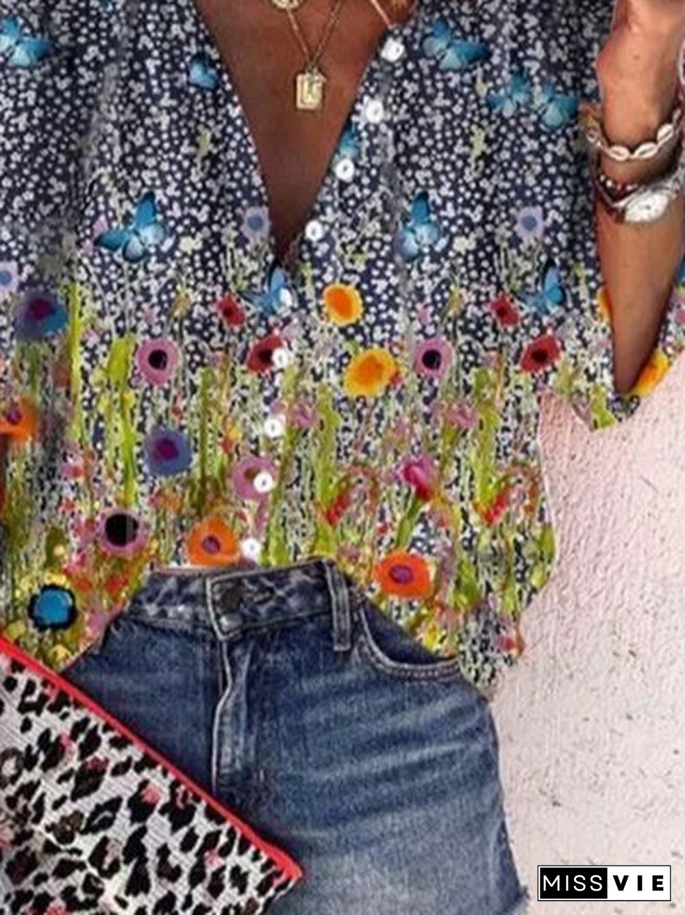 Women Summer Floral Holiday Shirts