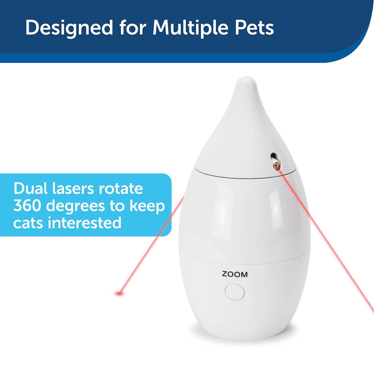 PetSafe Zoom Rotating Laser Cat Toy