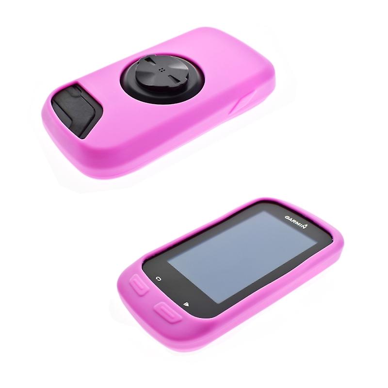 Bicycle Code Table Shockproof Silicone Colorful Protective Case for Garmin Edge 1000， Host not Included(Pink)