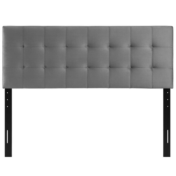 Emily Twin Biscuit Tufted Performance Velvet Headboard - - 28502629