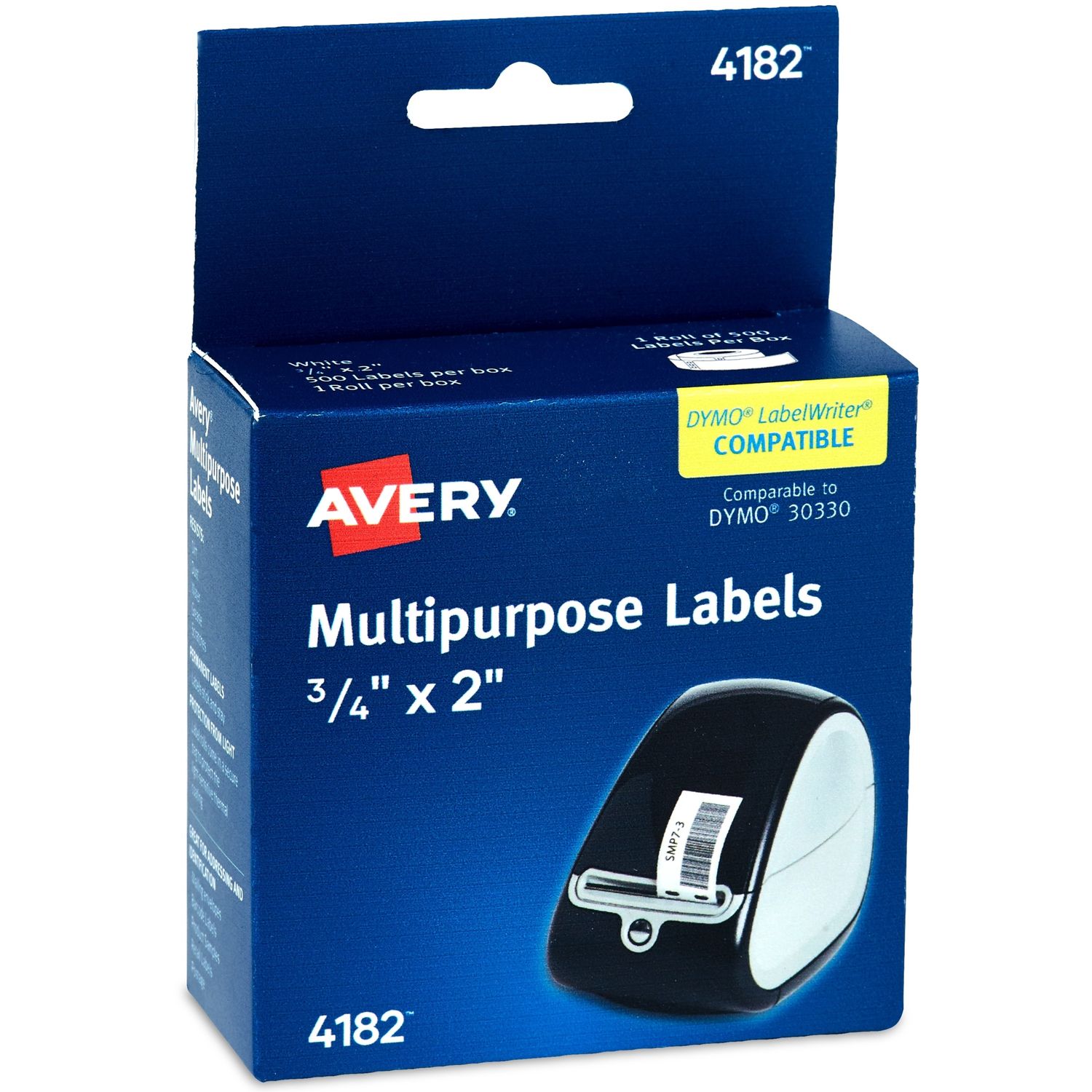 Direct Thermal Roll Labels by Avery AVE04182