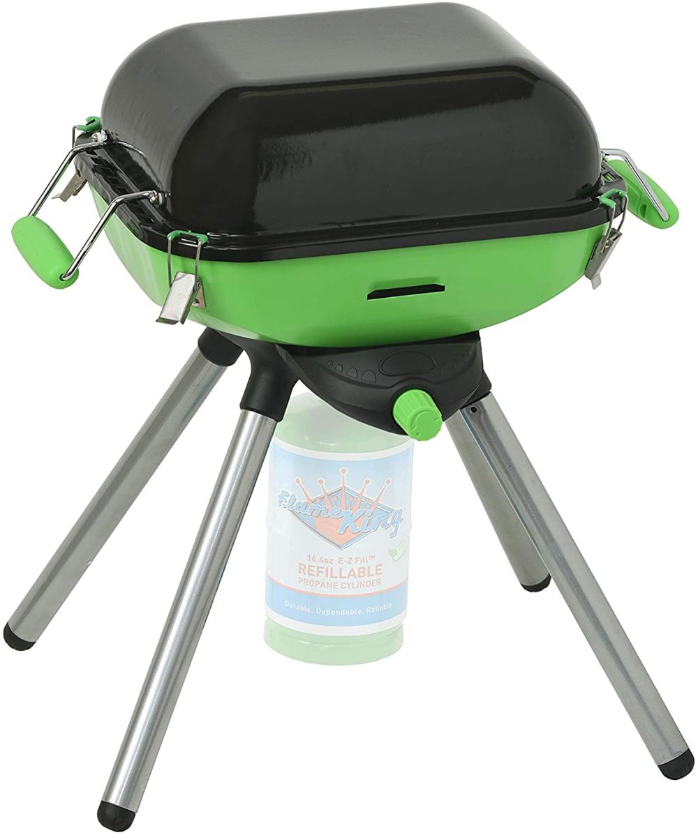 Flame King BBQ Portable Propane Multi Function ;