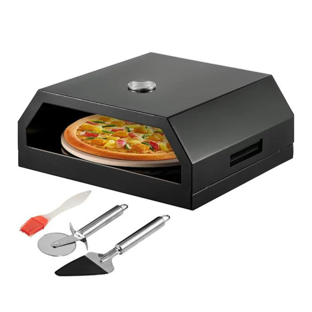 Vevor Outdoor Pizza Oven， Stainless Steel Camp Pizza Oven With Set Of Professional Pizza Baking Tools