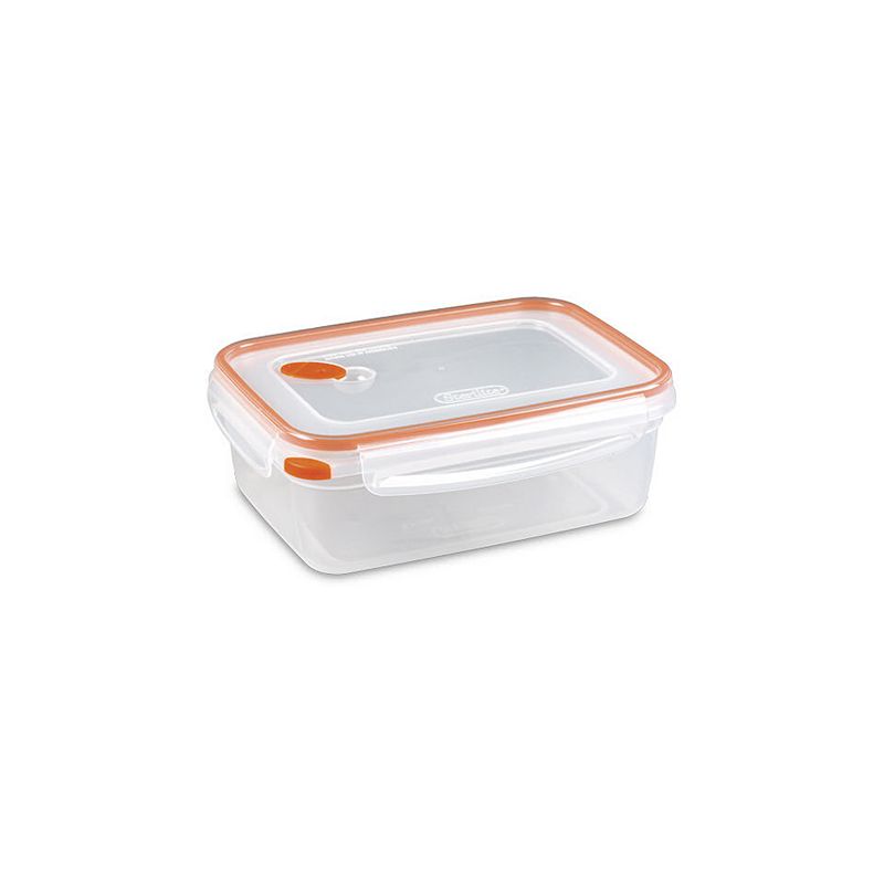 Sterilite 03221106 8.3 Cup Rectangle Ultra-Seal Food Container， Orange (6 Pack)