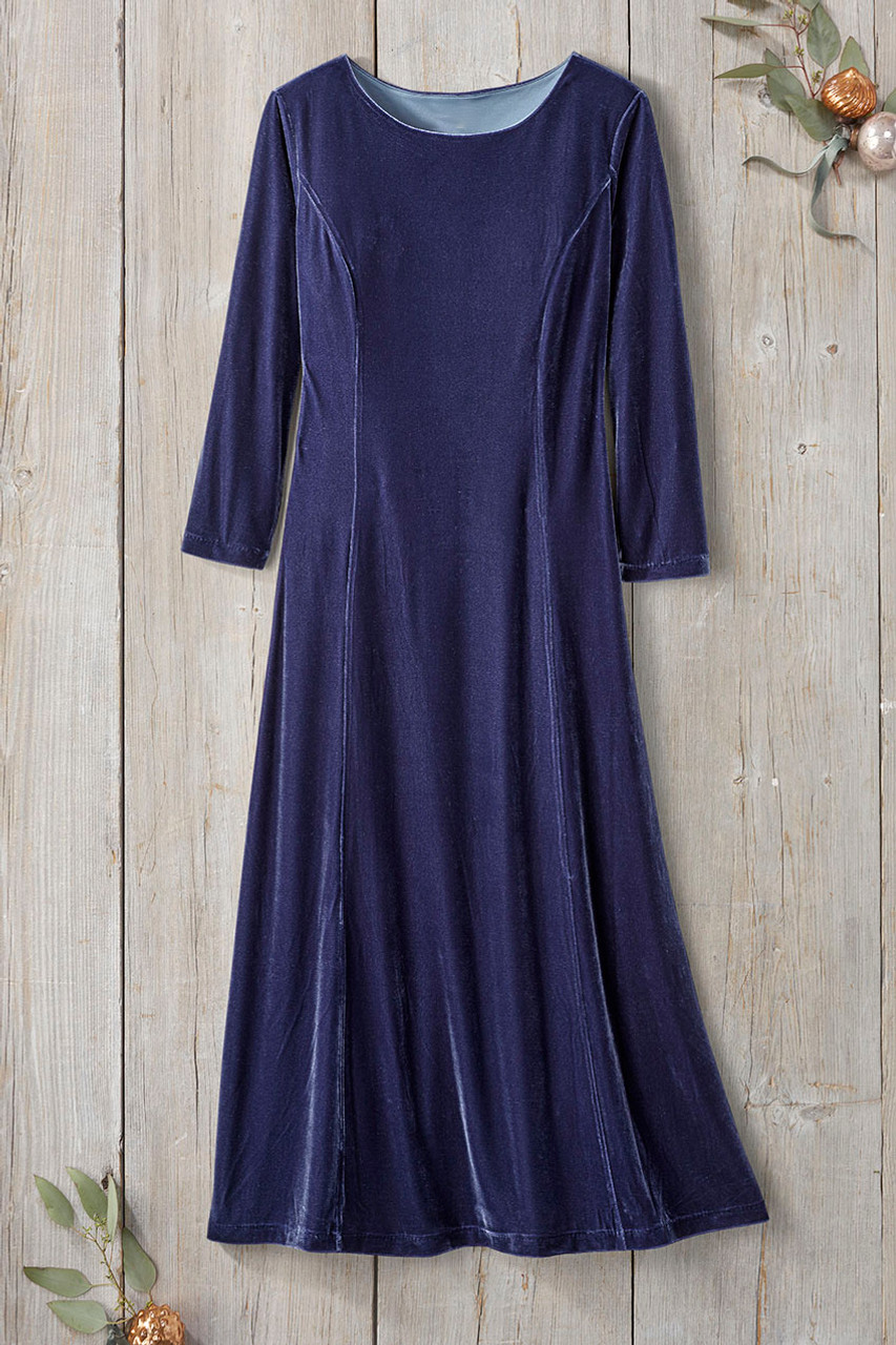 Stretch Velvet Dress