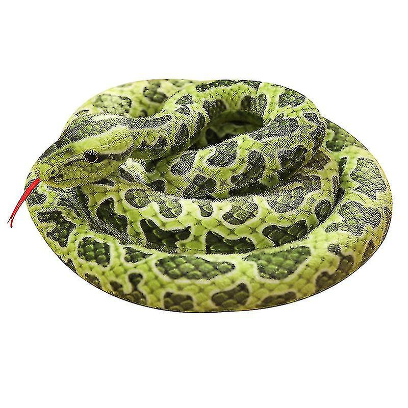 Snake Stuffed Animal Plush， Giant Anaconda Realistic Kids Toys