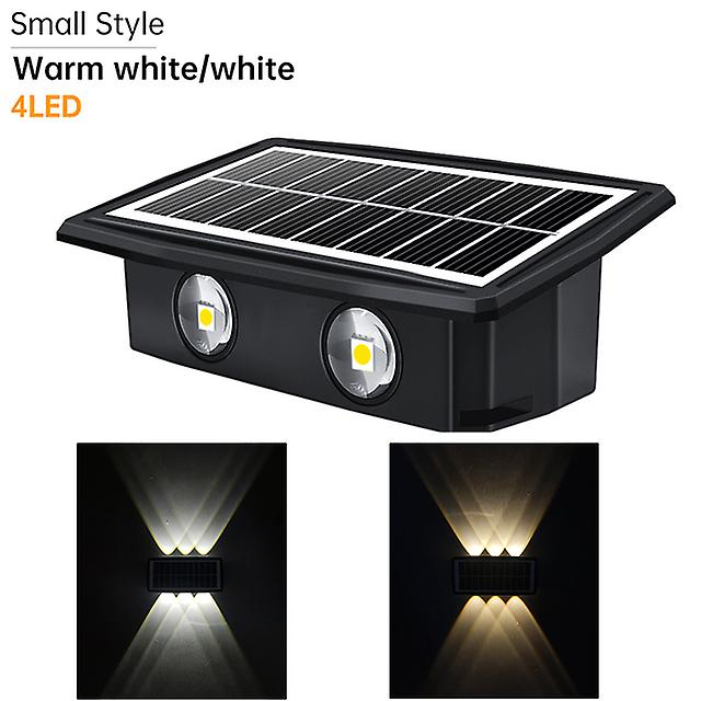 Decorative Solar Wall Lights Auto On/off Solar Garden Step Stair Lights Ip65 Waterproof Rgb White/warm White Outdoor Solar Light