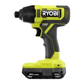 RYOBI ONE+ 18V Cordless 14 in. Impact Driver Kit with (2) 1.5 Ah Batteries and Charger PCL235K2