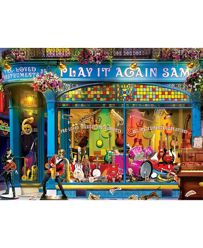 MasterPieces Puzzles Shopkeepers - Play It Again Sam 750 Piece Adult Jigsaw Puzzle