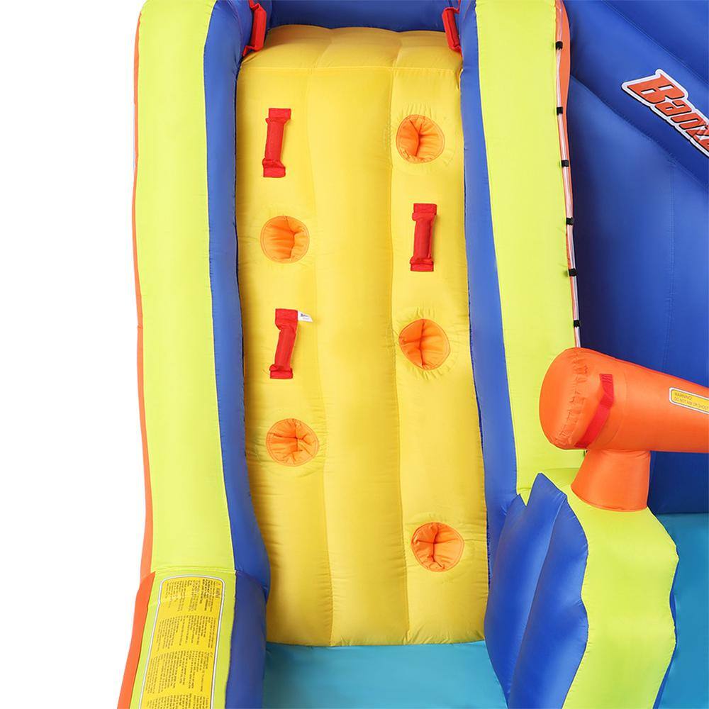 BANZAI Inflatable Battle Blast Adventure Park wBlower Motor  3 Water Cannons BAN-90341