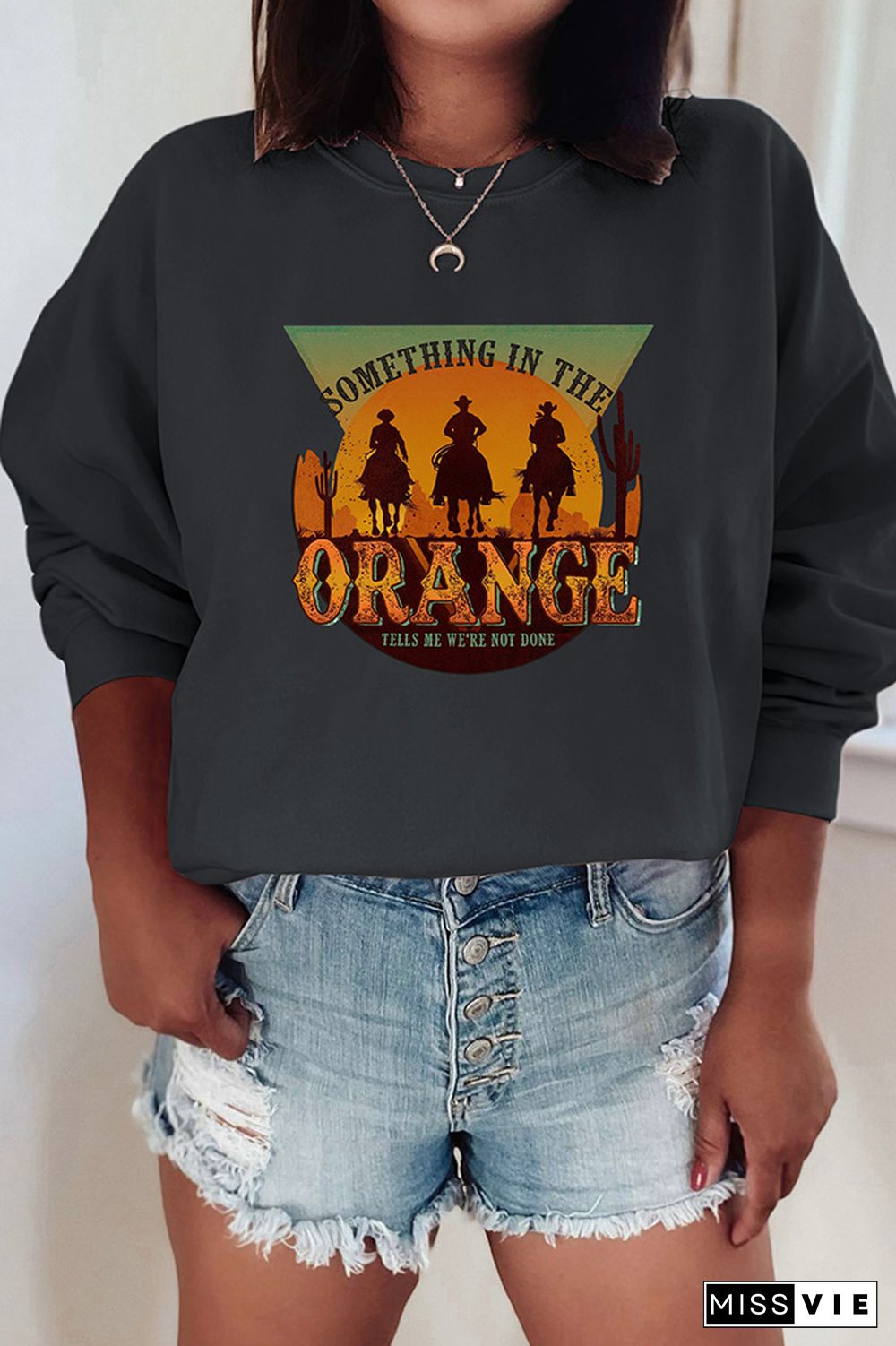 Something in the Orange Sweatshirt Wholesale