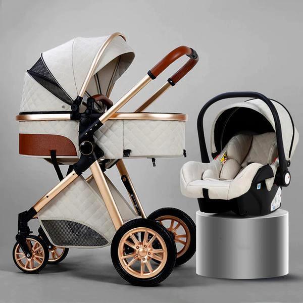 Premium 3-in-1 Baby Stroller With Car Seat Travel System Set