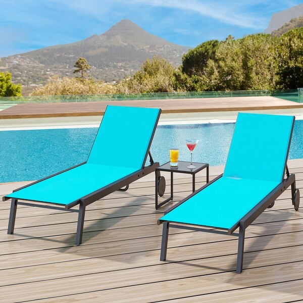 Outdoor Metal Chaise Lounge