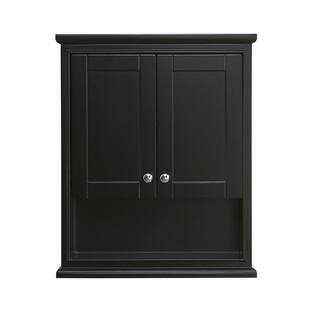 Wyndham Collection Deborah 25 in. W x 30 in. H x 9 in. D Bathroom Storage Wall Cabinet in Dark Espresso WCS2020WCDE