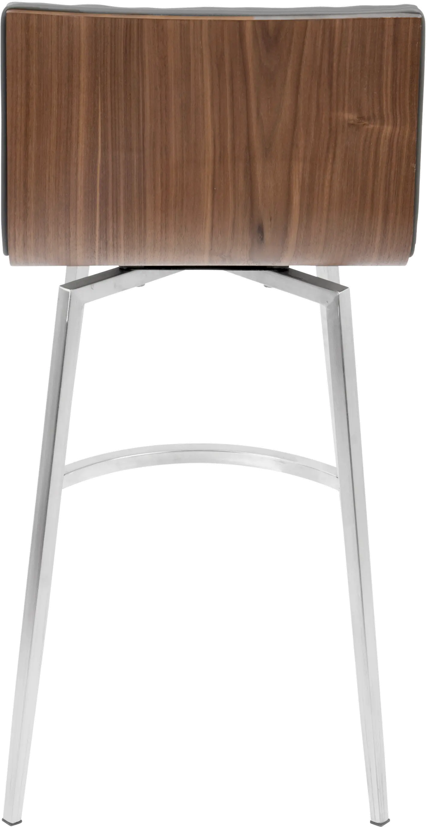 Contemporary Gray Swivel Counter Height Stool (Set of 2) - Mason