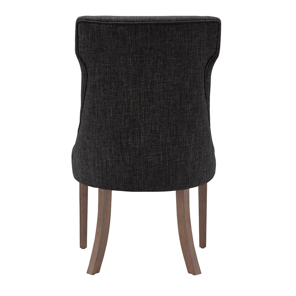 Voyager Button tufted Dining Chairs (Set of 2) by iNSPIRE Q Artisan