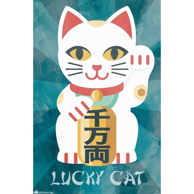 Trends International Lucky Cat Unframed Wall Poster Prints