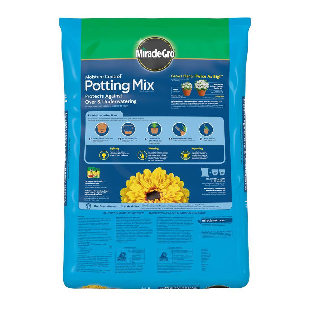 Miracle-Gro 1 cu. ft. Moisture Control Potting Mix 75551301