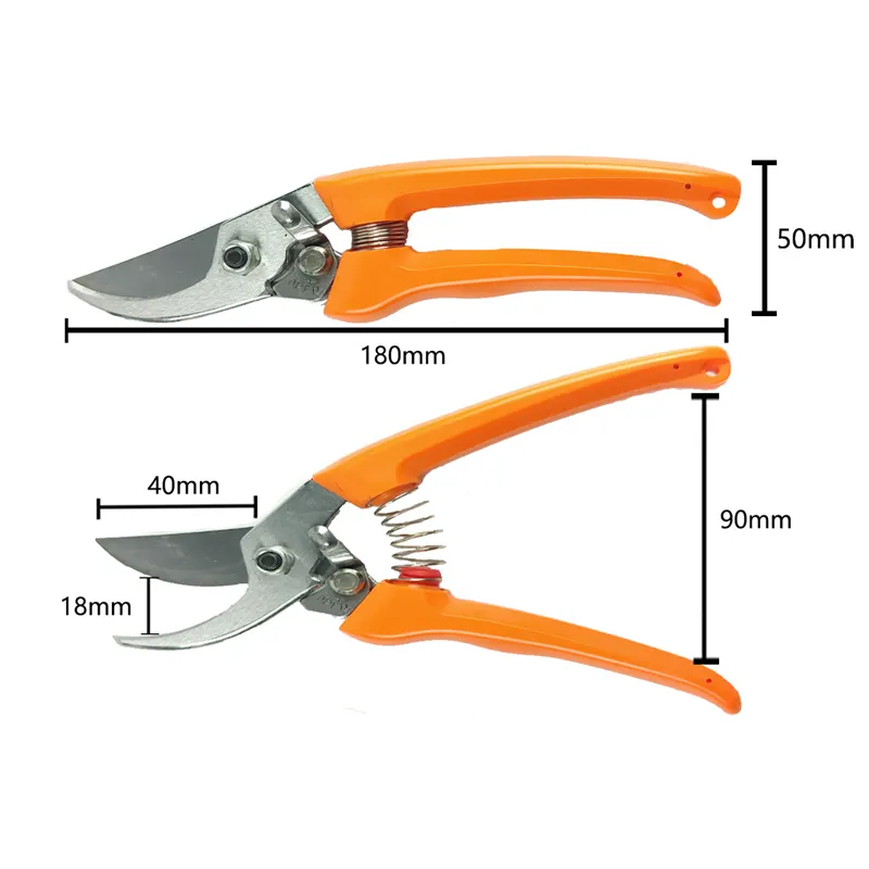 MIFUSE Professional Bypass Hand Pruner Flower Scissors Floral Trimming Tool Plant Secateurs Curved Blade Garden Shears Pruner