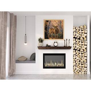 Dogberry Collections 60 in. Dark Chocolate Shaker Mantel Shelf m-shak-6077-dkch-none